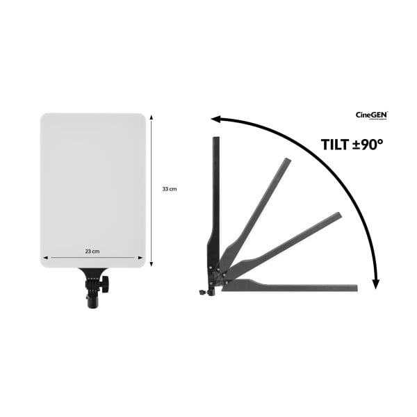 Zestaw z białym tłem 2x lampa panelowa LED 160