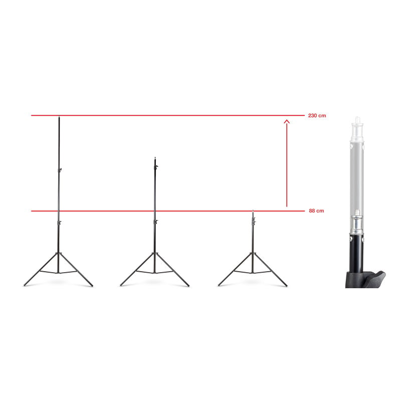 Zestaw z białym tłem 2x lampa panelowa LED 160