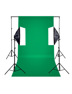 Zestaw DELUXStudio GreenScreen 8x65W 50x70cm