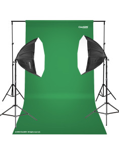 Zestaw DELUXStudio GreenScreen 8x65W octa 70cm