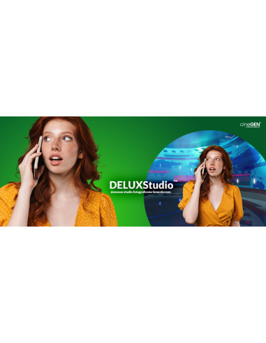 Zestaw DELUXStudio GreenScreen 8x85W octa 70cm