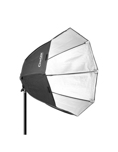 Zestaw z tłem DELUXStudio 8x65W OCTA 90cm