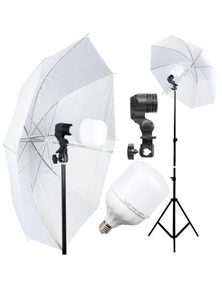 Lumifi™ studyjna lampa 100 LED z parasolką 110cm