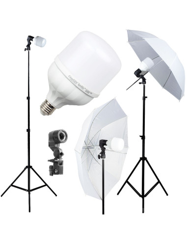 Lumifi™ studyjna lampa 100 LED z parasolką 110cm