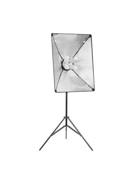 Lumilux™ 2 softboksy 4-żarówkowe LED 40x40cm 801