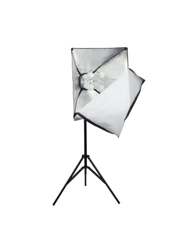 Lumilux™ 2 softboksy 4-żarówkowe LED 60x90cm