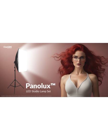 Panolux™ Lampa SOFTBOX 40x40 125W LED