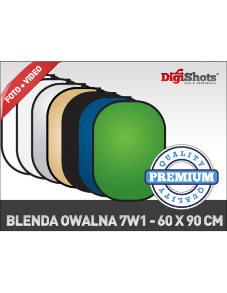 Blenda owalna 7w1 60/90 GOLD