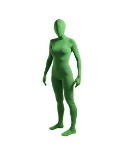 Zielony strój Green Screen Chroma Key Rozmiar XL