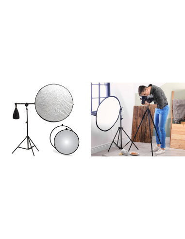 Zestaw fotograficzny uniwersalny uchwyt i blenda