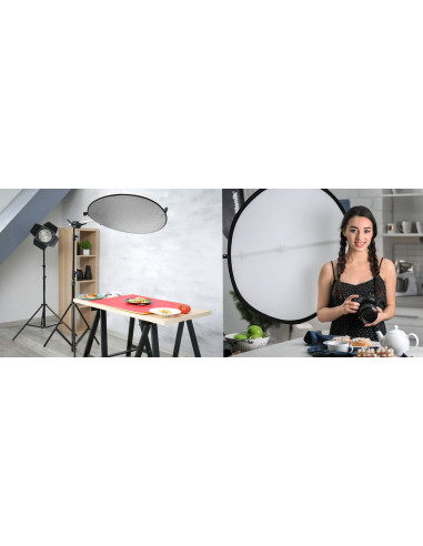 Zestaw fotograficzny uniwersalny uchwyt i blenda