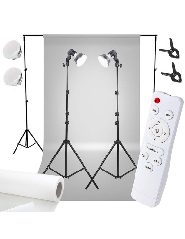 Zestaw z tłem Stage™ 2x LED 50W/100W