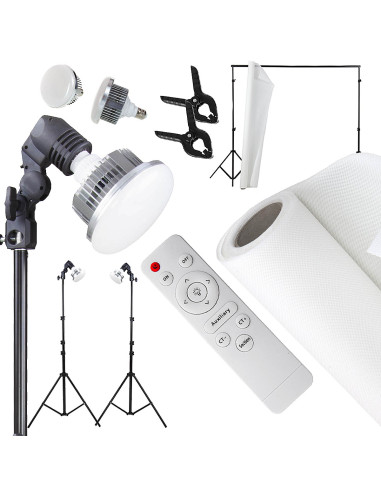 Zestaw z tłem Stage™ 2x LED 50W/100W