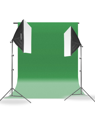 Zestaw SympleXstudio GreenScreen 2x65W 40x40