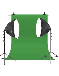 Zestaw SympleXstudio GreenScreen 2x85W octa 60