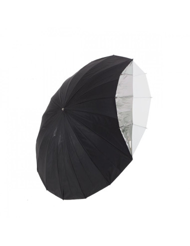Parasolka biała / CZARNA 152cm  fiberglass
