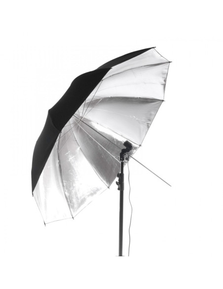 Parasolka jednowarstwowa, reflektor srebrny 84cm 