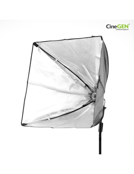 2x lampa SOFTBOX 40x40 65W 802