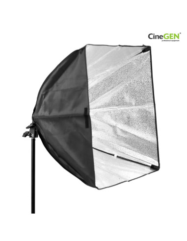 2x lampa SOFTBOX 40x40 65W 802