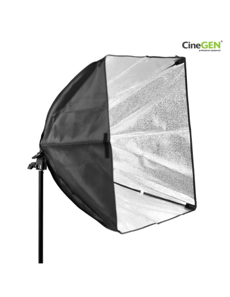 2x lampa SOFTBOX 40x40 65W 802