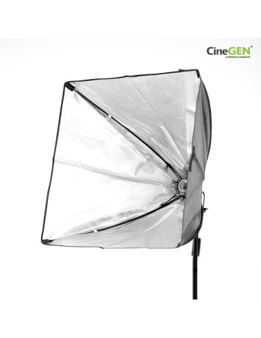 2x lampa SOFTBOX 50x50 125W 801