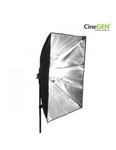 2x lampa SOFTBOX 50x70 65W 802