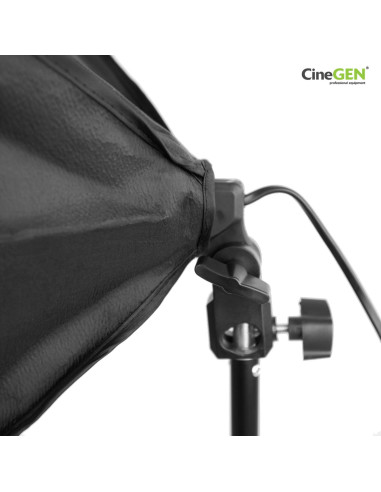 2x lampa SOFTBOX 60x60 85W 802