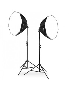 2x lampa SOFTBOX octa 60cm 125W 801