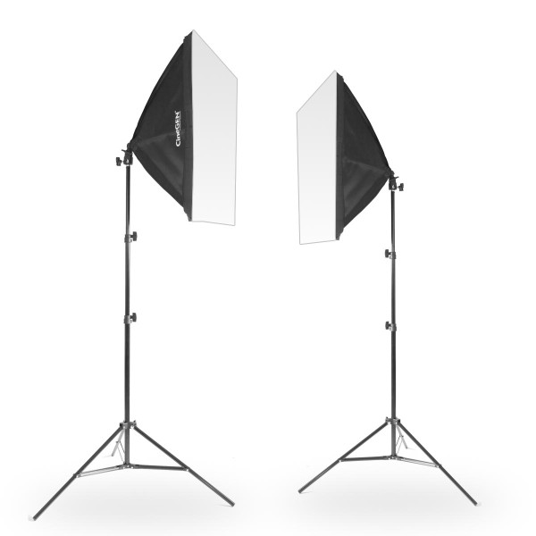 2er Softbox Set 40x60 170W LED Studioleuchten