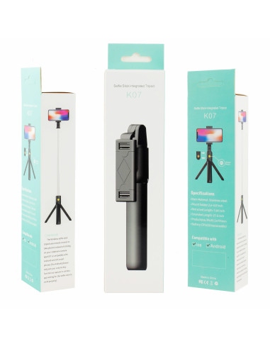 Mini statyw Sefie-Stick K07 z Bluetooth