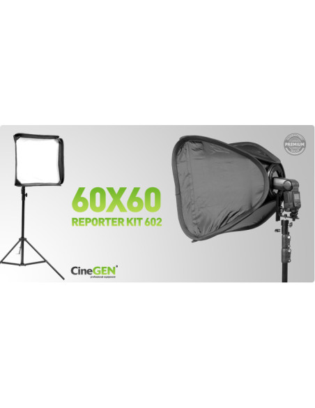 ReporterKit 602 - softbox ze statywem