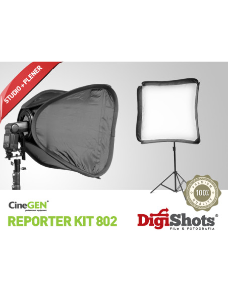 ReporterKit 802 - softbox ze statywem