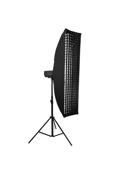 Softbox 35x160 cm z gridem, mocowanie Bowens