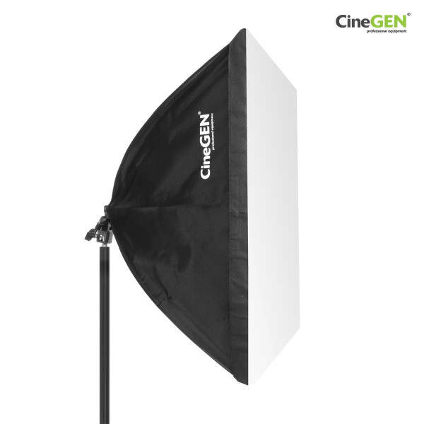 Lampa fotograficzna softbox 50x70 125W + statyw