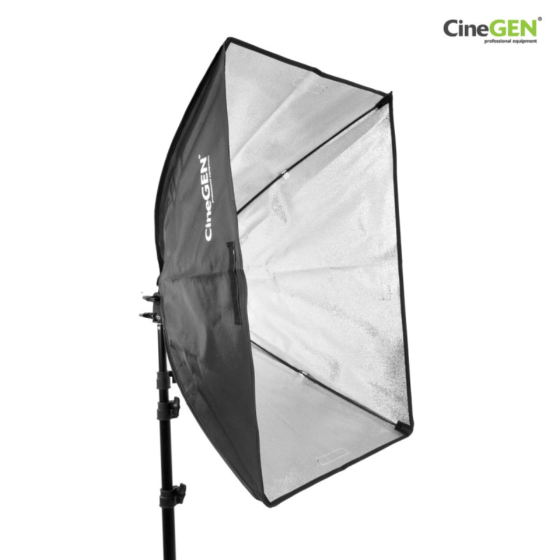 Lampa fotograficzna softbox 50x70 125W + statyw