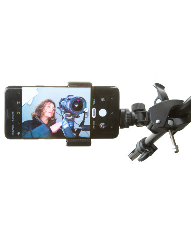 Statyw imadło z obrotowym uchwyt do telefonu