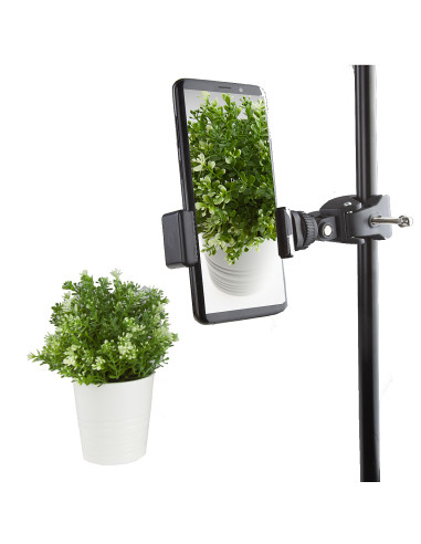 Statyw imadło z obrotowym uchwyt do telefonu