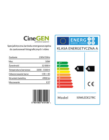 Lampa SOFTBOX octa 90 85W/170W LED