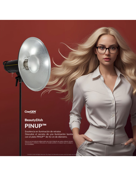 Beauty Dish PINUP™ 42cm by CineGEN