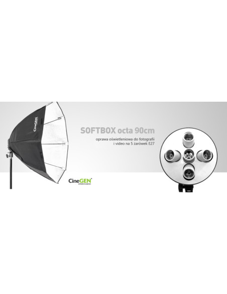 Lampa SOFTBOX OCTA90 5x85W 815