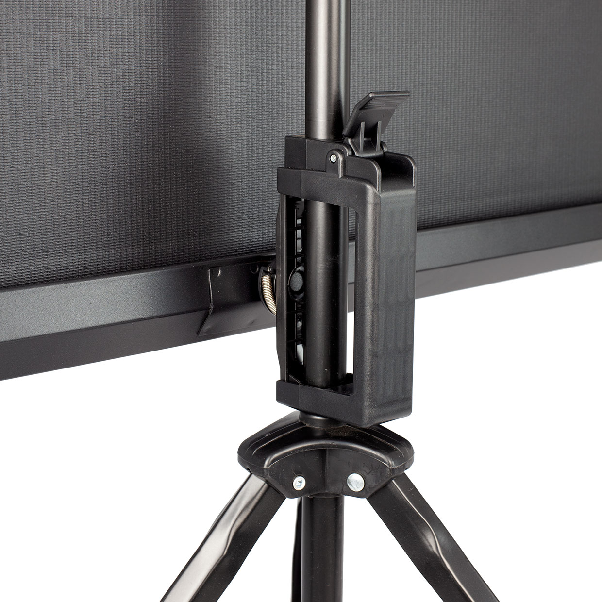 System rozwijania ekranu projekcyjnego na statywie