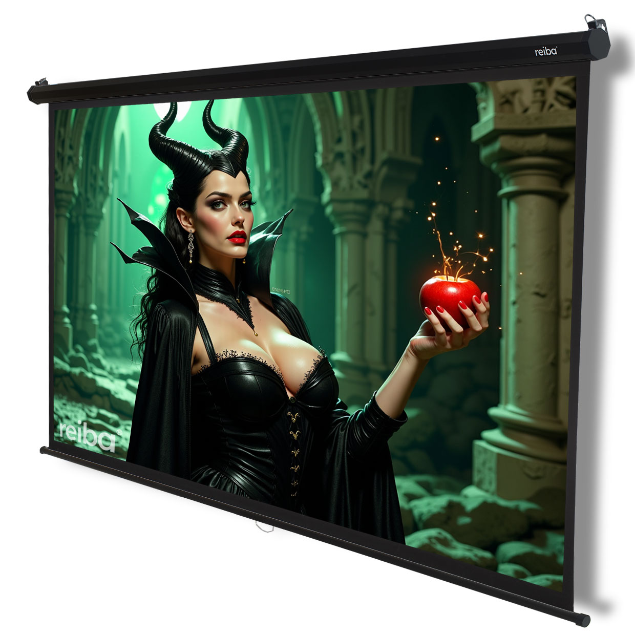 reiba® Blackwell™ 105 Ekran Projekcyjny z czarną kasetą