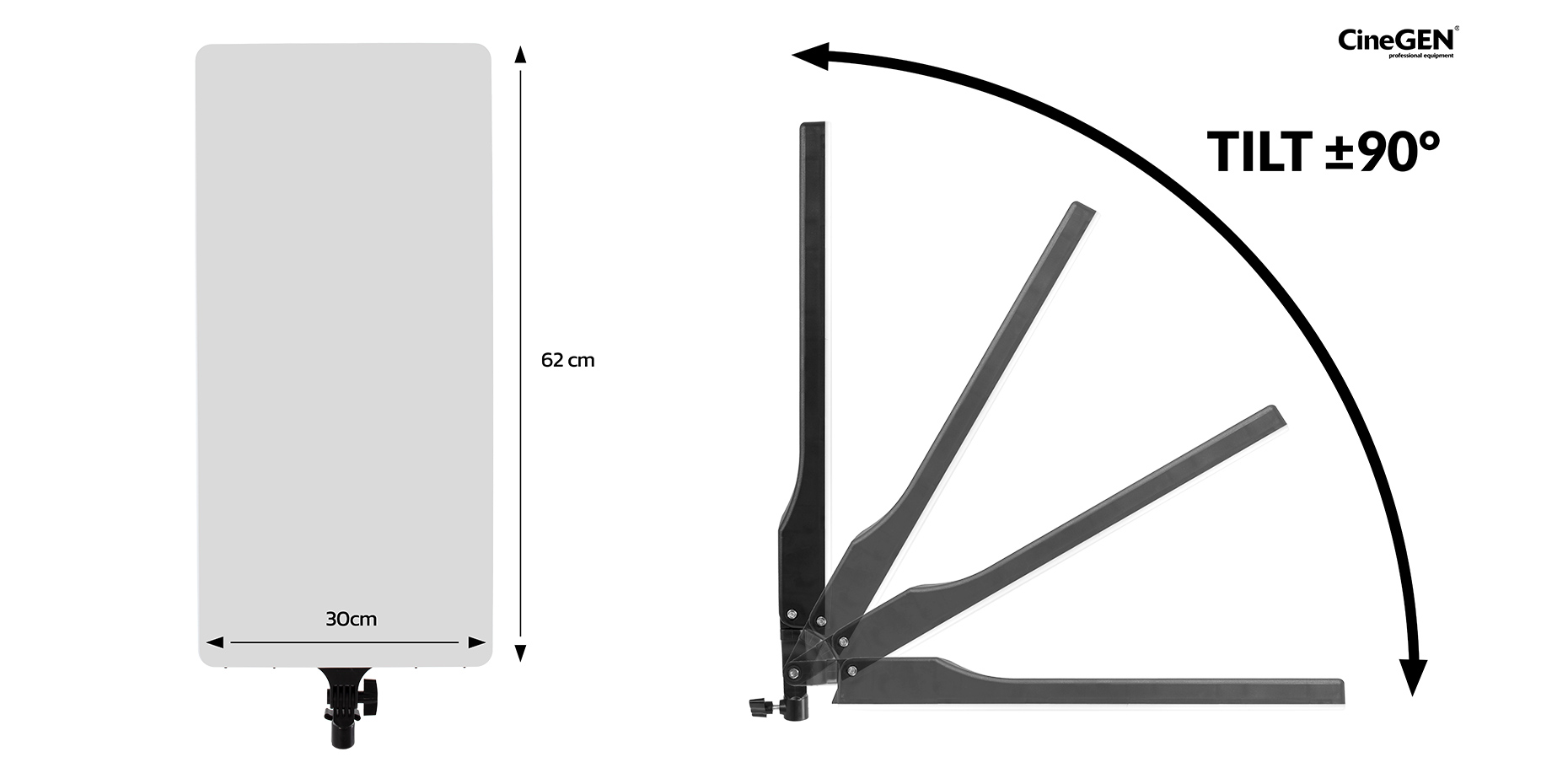 Lampa LED Ensö™ kann jede Position einnehmen