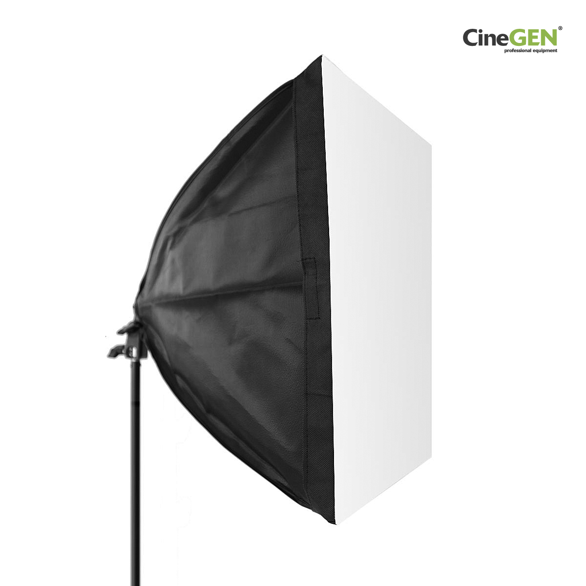 Oprawa softbox 40x40cm na żarówkę E27 SB40X40X1E27