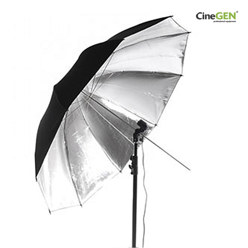 Parasolka jednowarstwowa, reflektor srebrny 84cm Parasolka srebrna 84cm